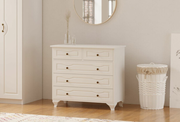 Lipasto Linento Furniture Rb-109, 90x86cm, mattavalkoinen