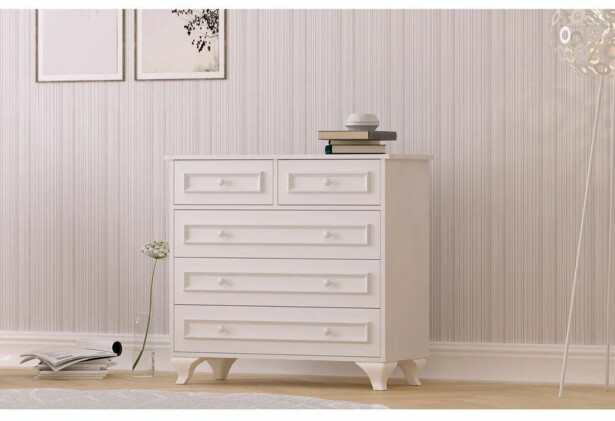 Lipasto Linento Furniture Rb-186-06, 90x86cm, mattavalkoinen