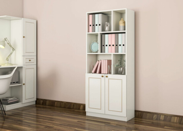 Kirjahylly Linento Furniture Rb-089, 70x180cm, mattavalkoinen