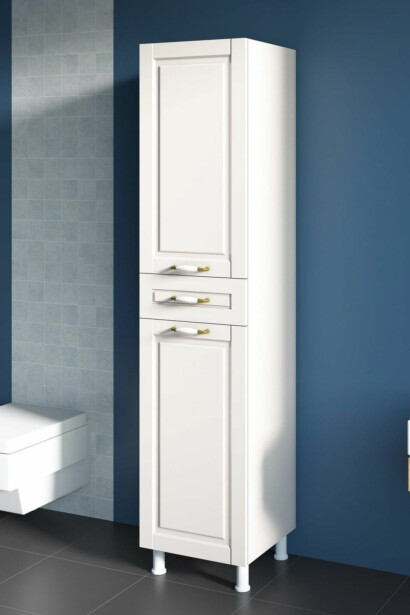Kaappi Linento Furniture Rb-056, 35x180cm, mattavalkoinen