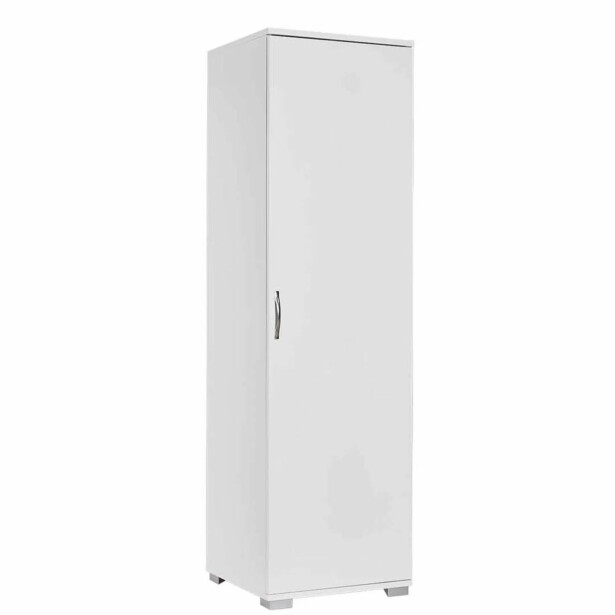 Siivouskaappi Linento Furniture Tuval 063, leveys 50cm, korkeus 176cm, valkoinen