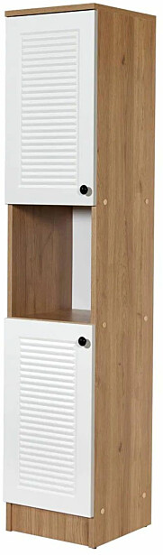 Kaappi Linento Furniture Tuval 078 tammi/valkoinen