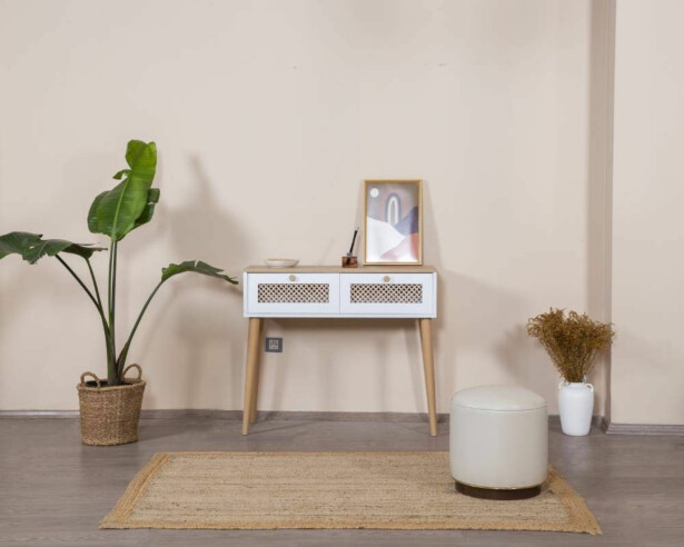 Lipasto Linento Furniture Goose, 95x100cm, ruskea/valkoinen