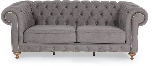 Sohva Linento Furniture London, 2-istuttava, harmaa