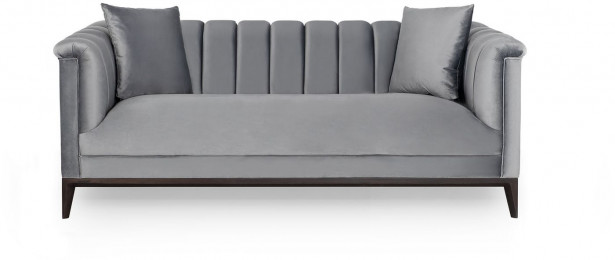 Sohva Linento Furniture Pera, 2-istuttava, harmaa
