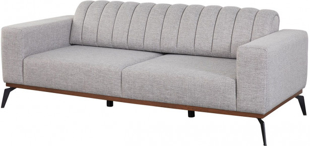 Sohva Linento Furniture Paris, 3-istuttava, harmaa