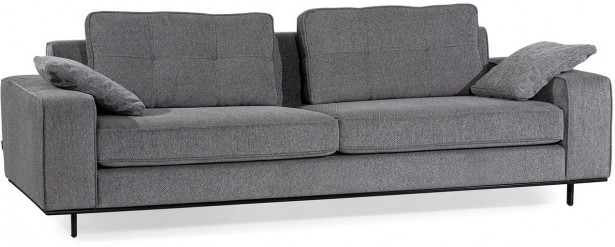 Sohva Linento Furniture Armi, 3-istuttava, harmaa