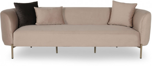 Sohva Linento Furniture Macaroon, 4-istuttava, beige