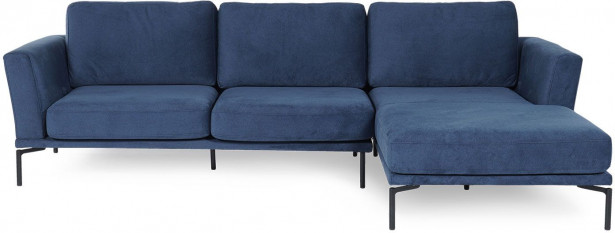 Divaanisohva Linento Furniture Jade Relax, 4-istuttava, sininen