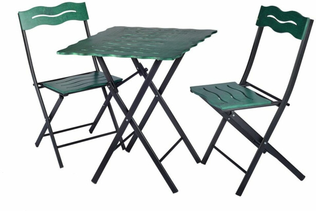 Parvekesetti Linento Garden Bistro Set 6, vihreä