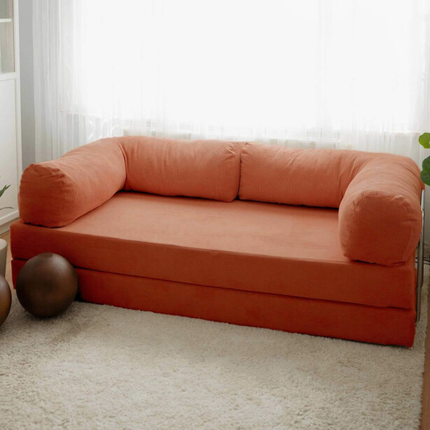 Vuodesohva Linento Furniture Nook, 3-istuttava, sametti