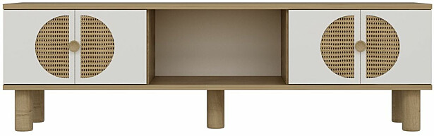 TV-taso Linento Furniture Inci Bohem, 150cm, valkoinen/ruskea