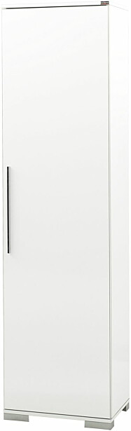 Korkea kaappi Linento Furniture ADR-408-PP-1, 187cm, valkoinen