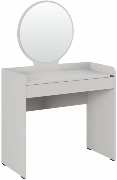 Meikkipöytä Linento Furniture Tmu-701-Vv-1 peili vaalea harmaanbeige