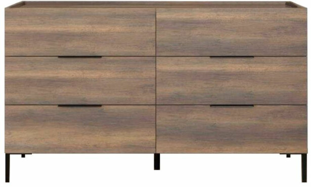Lipasto Linento Furniture SFN-1760-OO-1, leveys 140cm, korkeus 81cm, ruskea