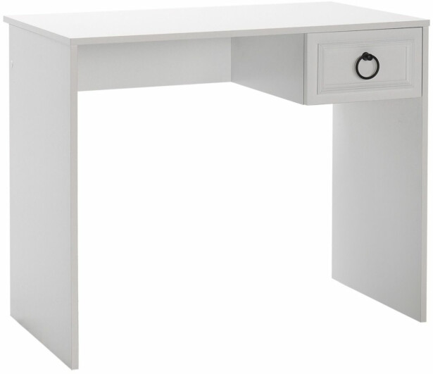 Työpöytä Linento Furniture CMS-1301-BB-1, 90x51cm, valkoinen
