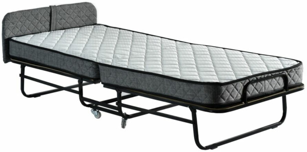 Taitettava sänky Linento Furniture Otel Katlanir, 90x200cm, harmaa/valkoinen