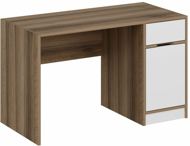 Työpöytä Linento Furniture Elina 8168 ruskea/valkoinen