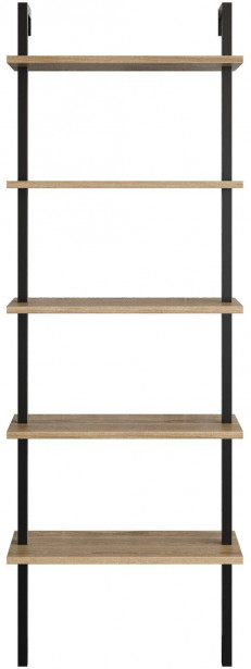 Kirjahylly Linento Furniture Piante, ruskea/musta