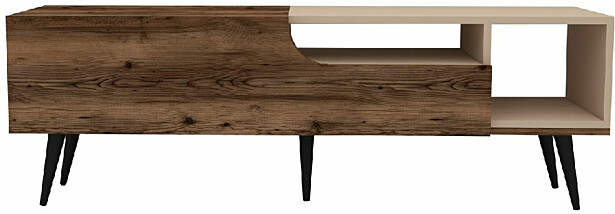 TV-taso Linento Furniture Alba Light pähkinä/beige