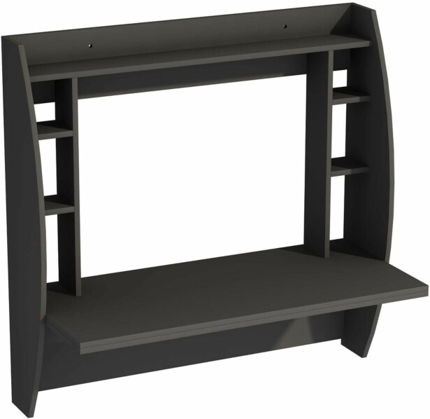 Työpöytä seinälle Linento Furniture Buğlem, antrasiitti