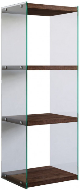 Kirjahylly Linento Furniture R301, ruskea
