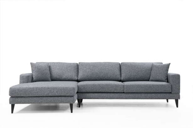 Divaanisohva Linento Furniture Nordic, vasen, harmaa