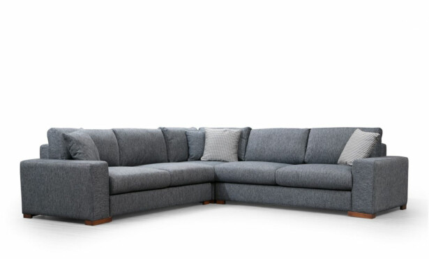 Kulmasohva Linento Furniture Loop 7, 4-istuttava, antrasiitti