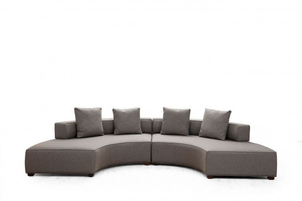 Avokulmasohva Linento Furniture Gondol 2, harmaa