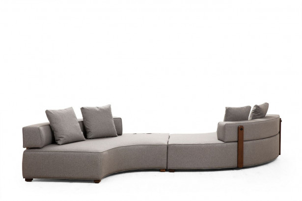 Sohva Linento Furniture Gondol 5, harmaa