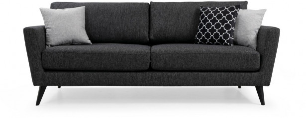 Sohva Linento Furniture Mayorka, 3-istuttava, harmaa