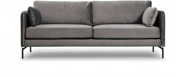 Sohva Linento Furniture Sino, 3-istuttava, harmaa