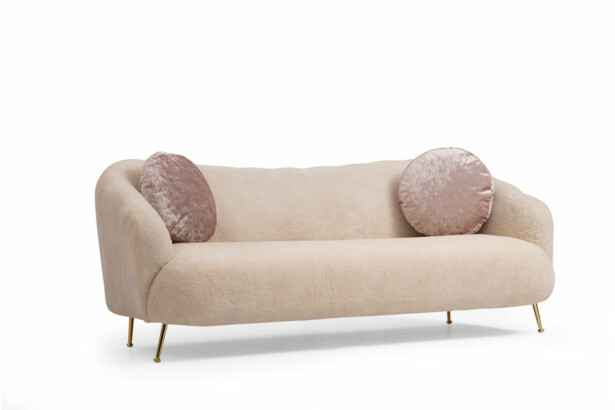 Sohva Linento Furniture Istiridye, 3-istuttava, beige