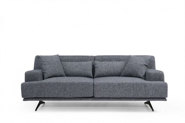 Sohva Linento Furniture Bentley, 2-istuttava, harmaa