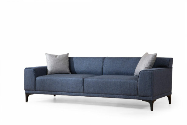 Sohva Linento Furniture Petra 3-istuttava sininen