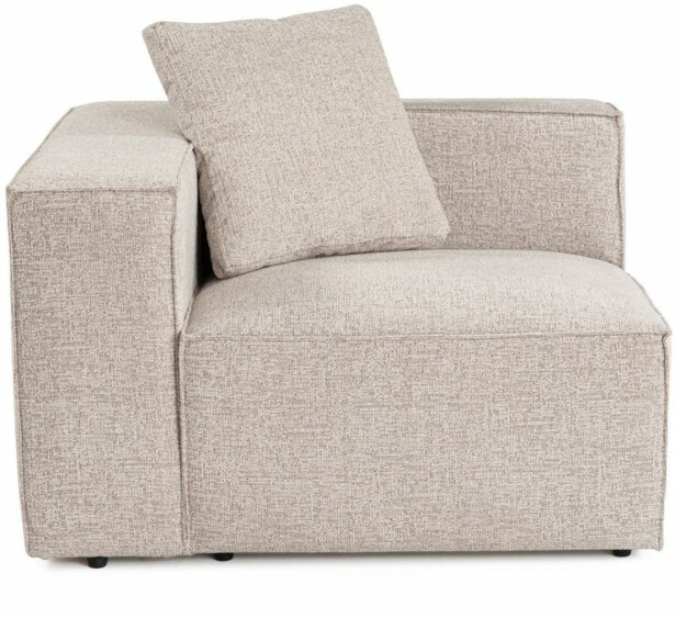 Vasen kulmamoduuli Linento Furniture Lora-moduulisohvaan, mokka