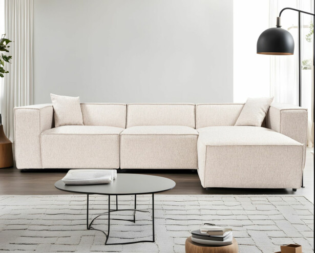 Divaanisohva Linento Furniture Lora, 3-istuttava, oikea
