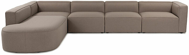 Kulmasohva Linento Furniture Mora vaaleanruskea