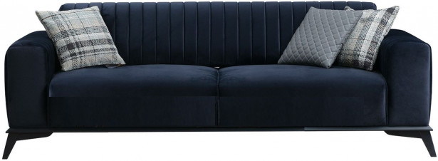 Vuodesohva Linento Furniture Lisa, 3-istuttava, sininen