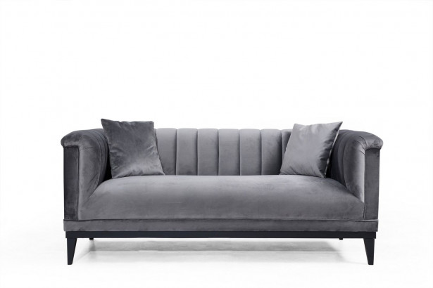Sohva Linento Furniture Trendy, 2-istuttava, harmaa