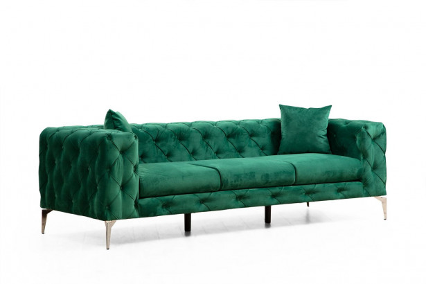 Sohva Linento Furniture Como, 3-istuttava, vihreä