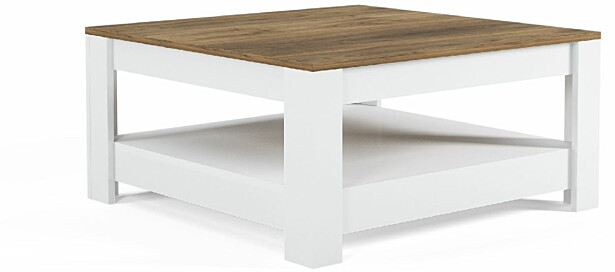Sohvapöytä Linento Furniture Grado valkoinen/pähkinä