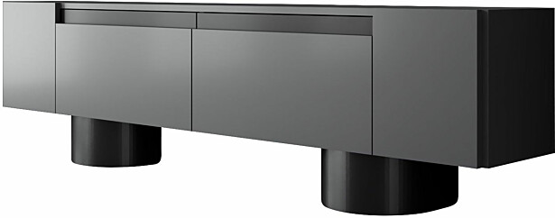 TV-taso Linento Furniture Bohem antrasiitti/musta