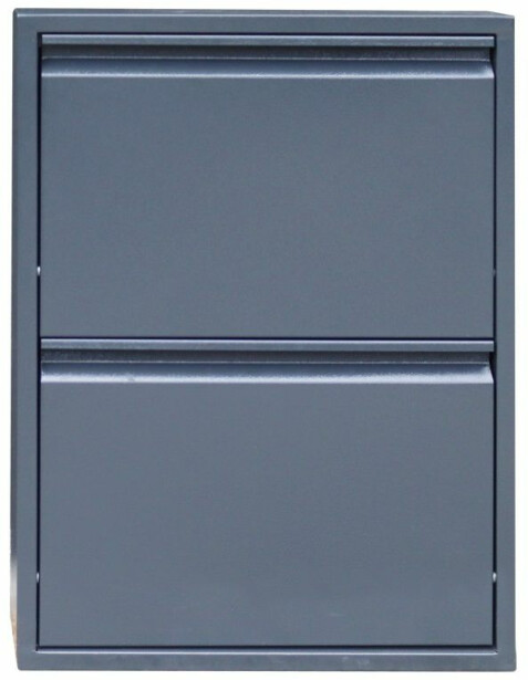 Kenkäkaappi Linento Furniture Js1034, 50x70cm, vaaleanharmaa