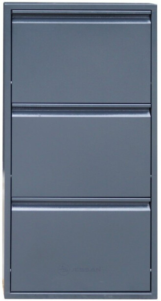 Kenkäkaappi Linento Furniture Js1035, 50x103cm, vaaleanharmaa