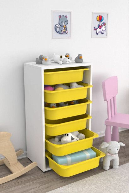 Lastenhuoneen laatikosto Linento Furniture Bronz 6N