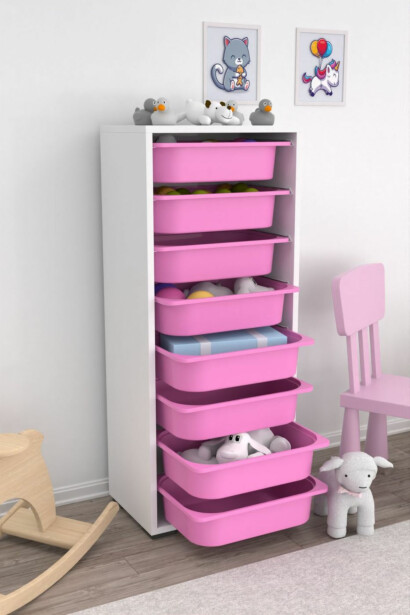 Lastenhuoneen laatikosto Linento Furniture Cara 8N