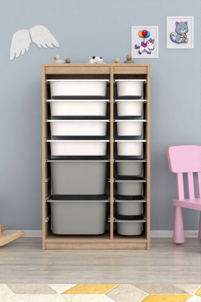 Lastenhuoneen laatikosto Linento Furniture Montana XS, 69x112.2cm, eri värejä