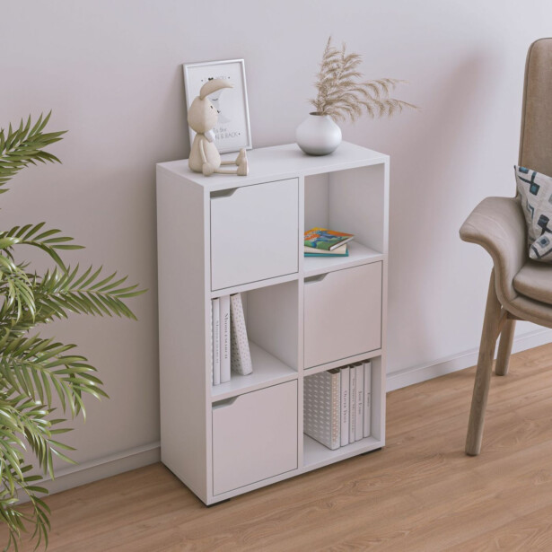Kirjahylly Linento Furniture Vinesa, 60x90cm, valkoinen