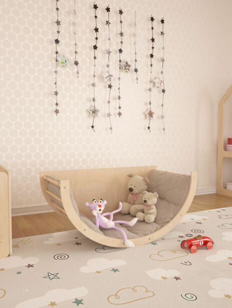 Pikler-kiipeilyteline Linento Furniture Acro, koivuvaneri